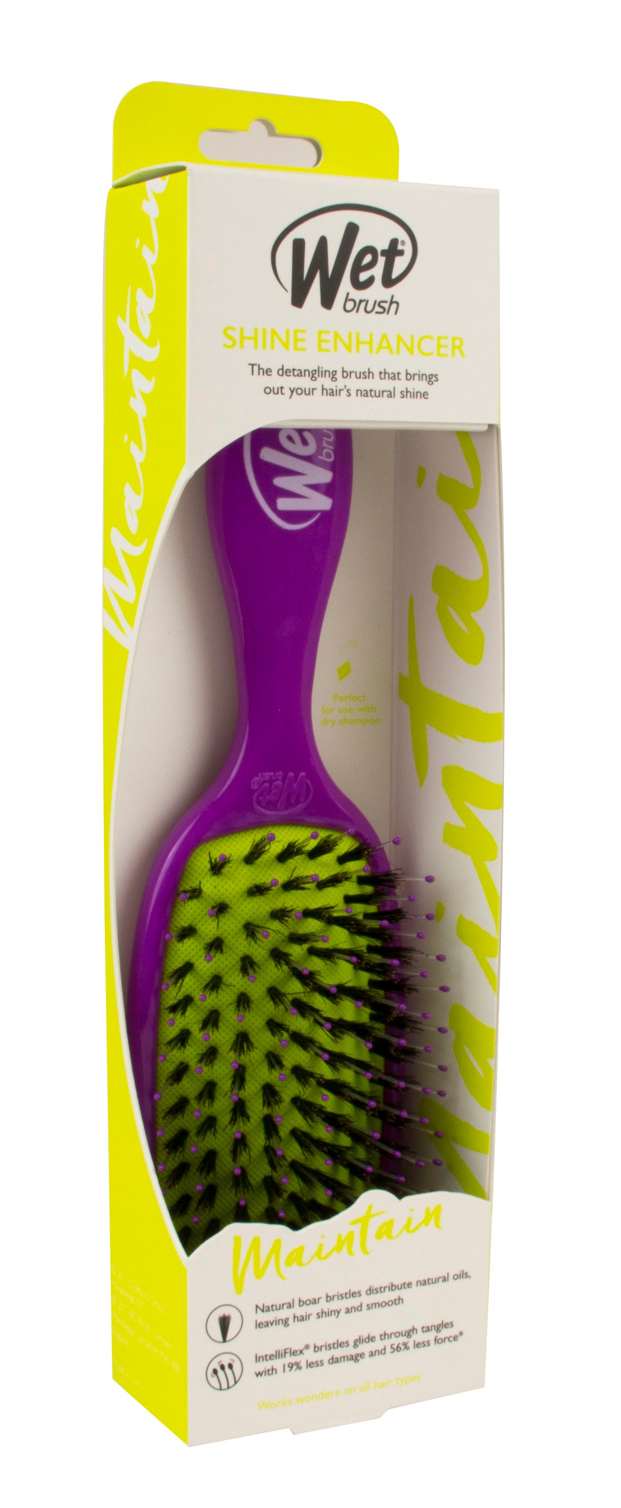 Perie de Par pentru Stralucire Wet Brush Shine Enhancer Mov