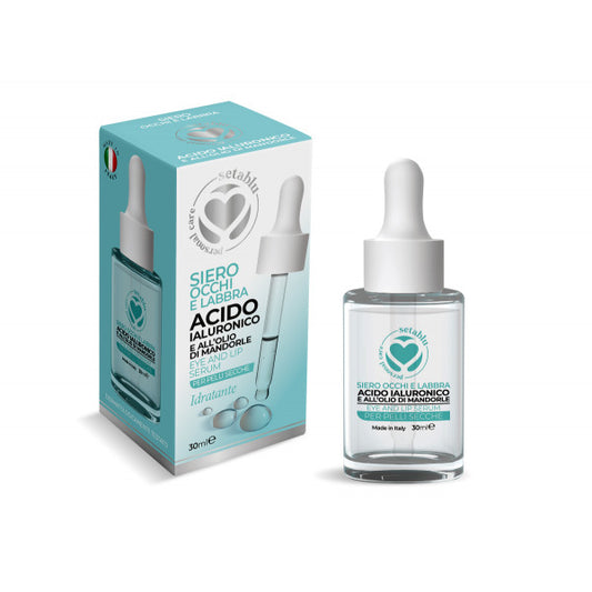 Serum cu Acid Hialuronic pentru Ochi si Buze SetaBlu 30ml