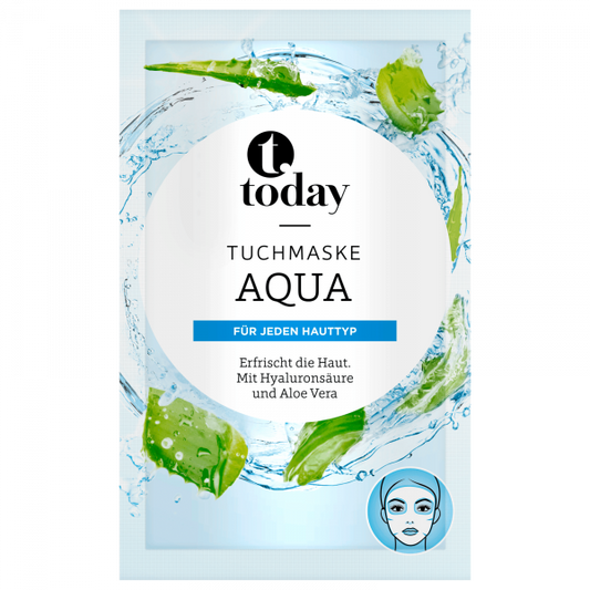 Masca de Fata cu Acid Hialuronic si Aloe Vera Today, pachet de 1 bucata